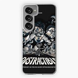 Distractible Merch Monochrome Distractible Samsung Galaxy Soft Case