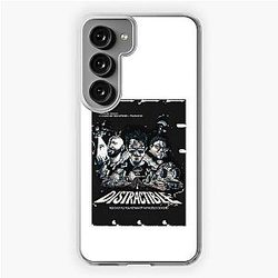 Distractible Merch Monochrome Distractible Samsung Galaxy Soft Case