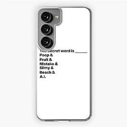 Distractible Merch Secret Word Samsung Galaxy Soft Case