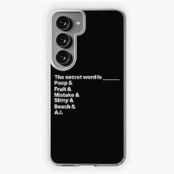 Distractible Merch Secret Word Samsung Galaxy Soft Case
