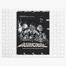 Distractible Merch Monochrome Distractible Jigsaw Puzzle