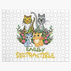 Easily Distractible Jigsaw Puzzle