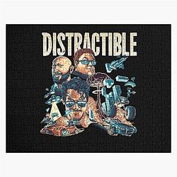 Distractible Podcast merch Jigsaw Puzzle