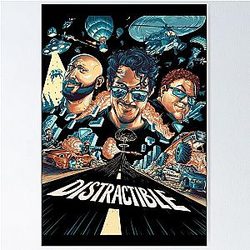 Distractible Merch Distractible Poster