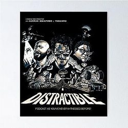 Distractible Merch  Poster