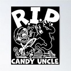 Distractible Merch Candy Uncle Premium Poster