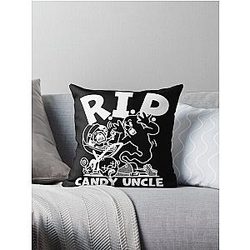Distractible Merch Candy Uncle Premium Throw Pillow