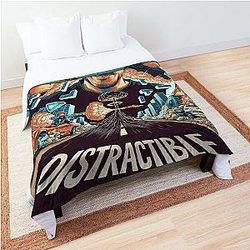 Distractible Merch Classic Distractible Comforter