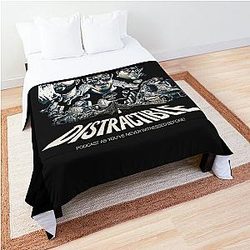 Distractible Merch Monochrome Comforter