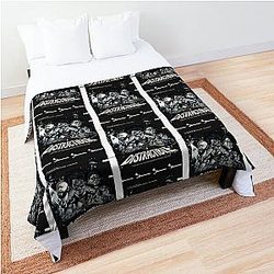 Distractible Merch Monochrome Distractible Comforter