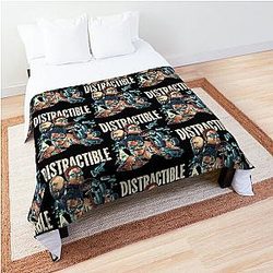 Distractible Podcast merch Comforter