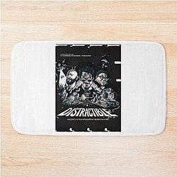 Distractible Merch Monochrome Distractible Bath Mat