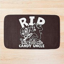 Distractible Merch Candy Uncle Premium Bath Mat