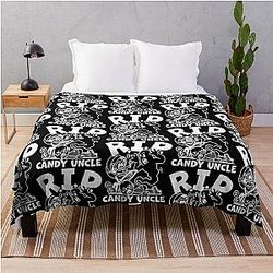 Distractible Merch Candy Uncle Premium Throw Blanket