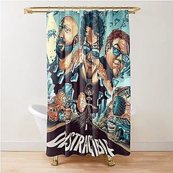 Distractible Merch Classic Distractible Shower Curtain