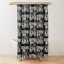 Distractible Podcast merch Shower Curtain