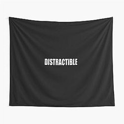 Distractible Podcast HD Logo (Ver. 2) Tapestry