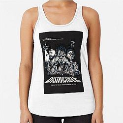 Distractible Merch Monochrome Distractible Racerback Tank Top