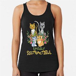 Easily Distractible Racerback Tank Top