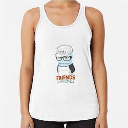 Distractible Fridge Mimic Racerback Tank Top