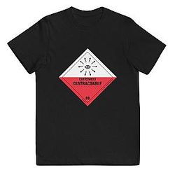 Stay Distracted Distractible Podcast Tee