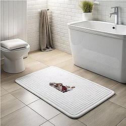 Distractible – Mark, Wade, Bob, and Mayhem Distractible Bath Mats