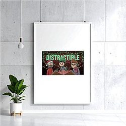 Distractible – Christmas Chats Cozy Nights Distractible Posters