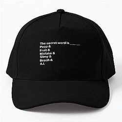 Distractible Merch Secret Word Baseball Cap