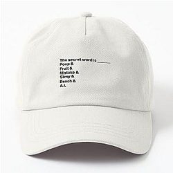 Distractible Merch Secret Word Dad Hat