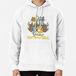 Easily Distractible Pullover Hoodie