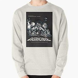 Distractible Merch Monochrome Distractible Pullover Sweatshirt