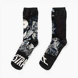 Distractible Merch Monochrome Distractible Socks