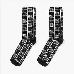 Distractible Merch Monochrome Distractible Socks