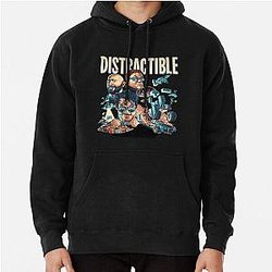 Distractible Podcast merch Pullover Hoodie