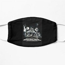 Distractible Merch Monochrome Flat Mask