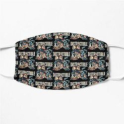 Distractible Podcast merch Flat Mask