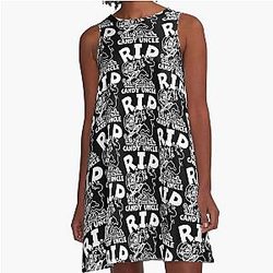 Distractible Merch Candy Uncle Premium A-Line Dress