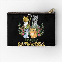 Easily Distractible Zipper Pouch