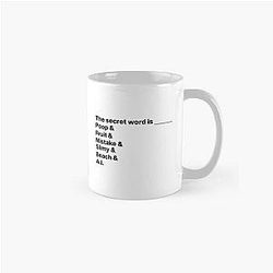 Distractible Merch Secret Word Classic Mug