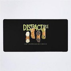 Distractible Podcast - Cannoli Bit Desk Mat