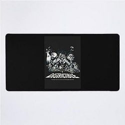 Distractible Merch Monochrome Desk Mat