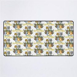 Easily Distractible Desk Mat