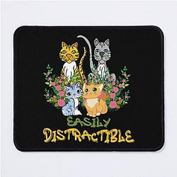 Easily Distractible Mouse Pad
