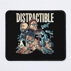 Distractible Podcast merch Mouse Pad