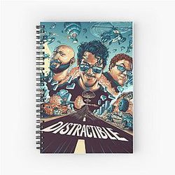 Distractible Merch Classic Distractible Spiral Notebook