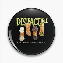 Distractible Podcast - Cannoli Bit Pin