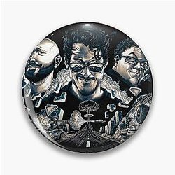 Distractible Merch Monochrome Distractible Pin