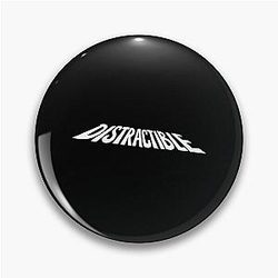 Distractible Podcast HD Logo Pin