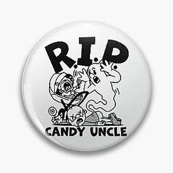 Distractible Merch Candy Uncle Pin