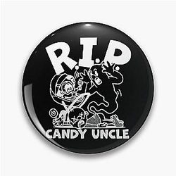 Distractible Merch Candy Uncle Premium Pin